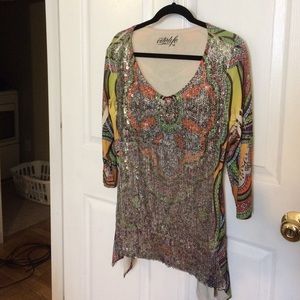 Citi life Sequined Shirt